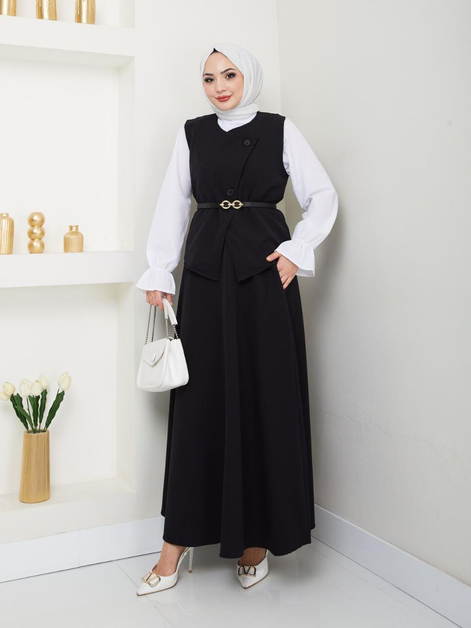 Ensemble jupe et gile Alhambra Couture