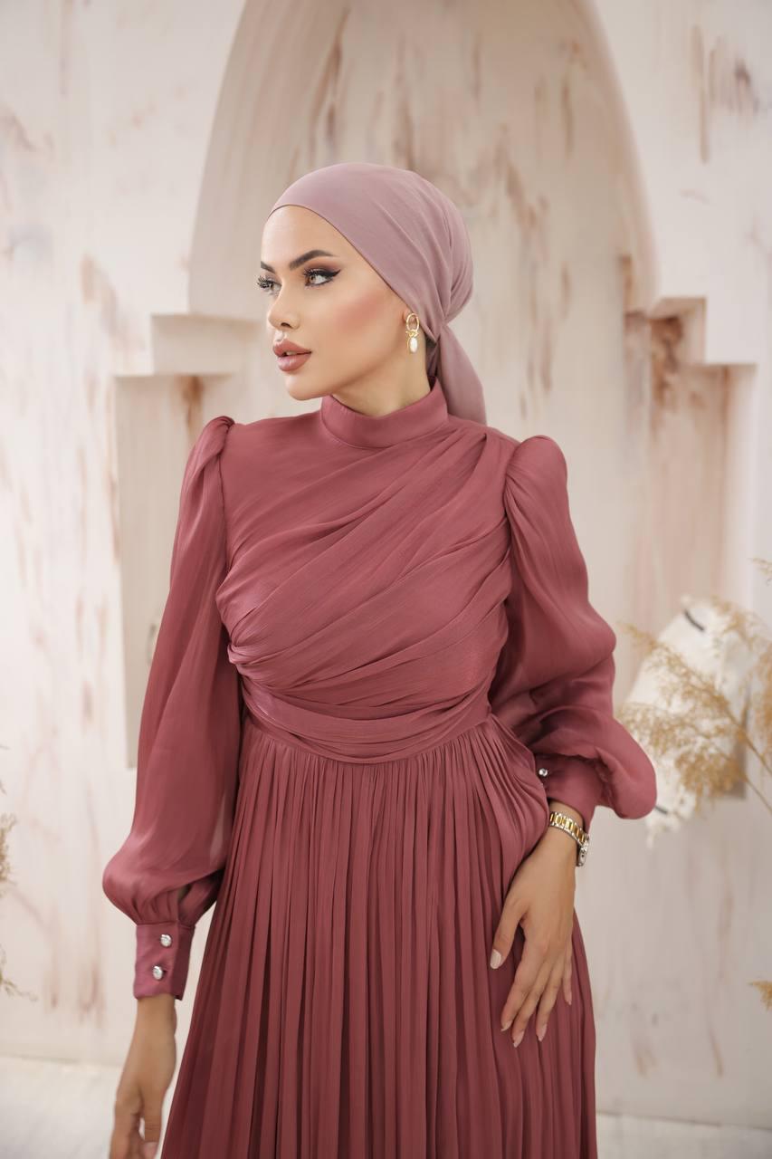 Robe de Soirée Rose Alhambra Couture