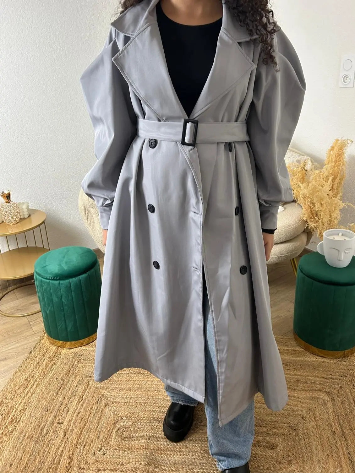 Trench manche bouffante Alhambra Couture
