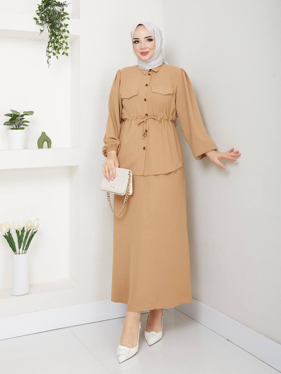 ensemble jupe avec chemise à élastique Alhambra Couture