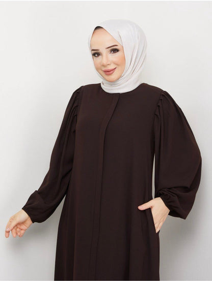 Abaya à manche ballon sarial Alhambra Couture