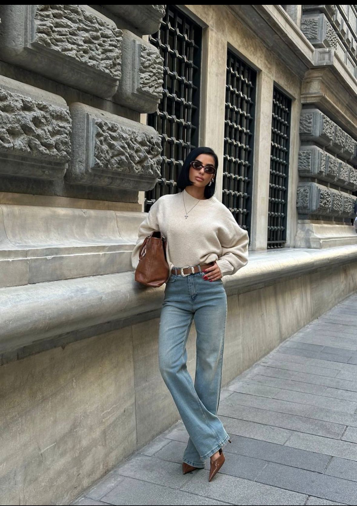 Jean droit taille haute Alhambra Couture