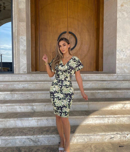 Robe courte estivale Flora Alhambra Couture