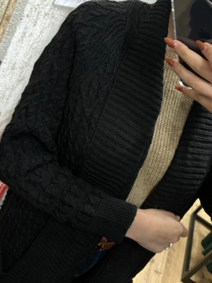 long gilet en maille Alhambra Couture