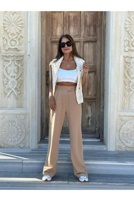 Pantalon à scratch Alhambra Couture