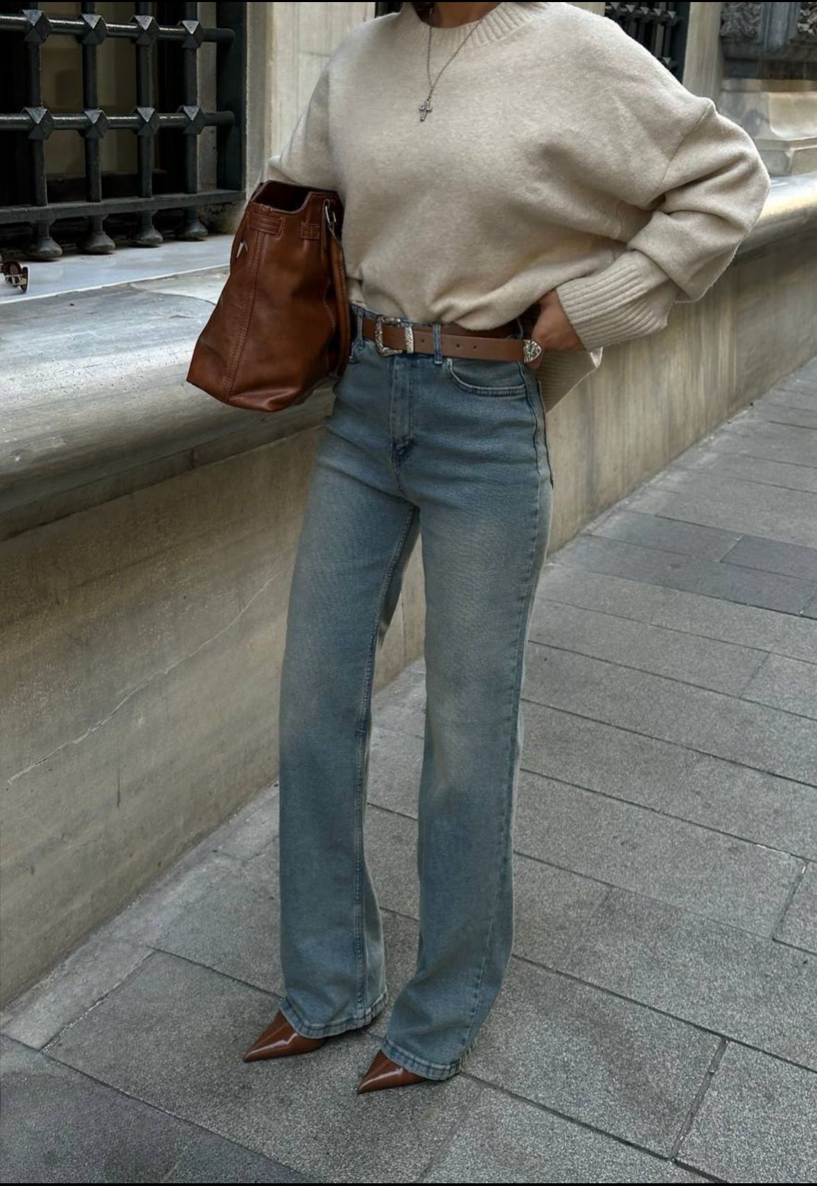 Jean droit taille haute Alhambra Couture