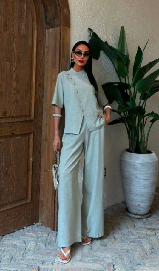 Ensemble pantalon et chemise Alhambra Couture