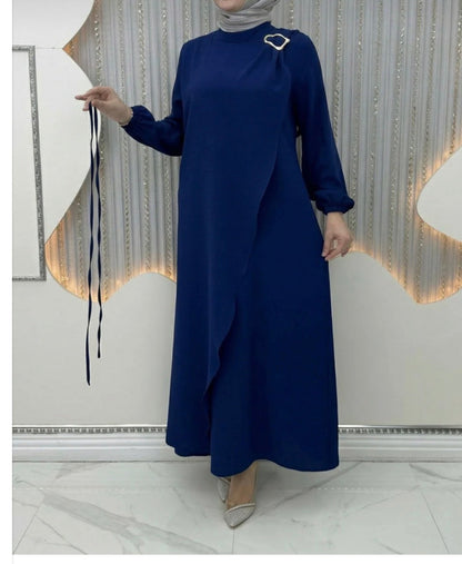 Robe à boucle dorée Alhambra Couture