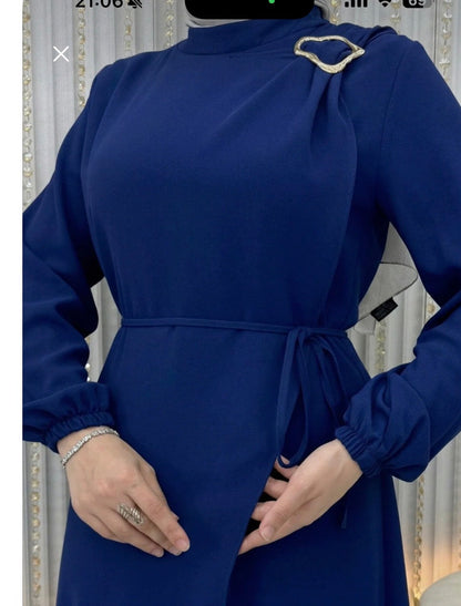 Robe à boucle dorée Alhambra Couture