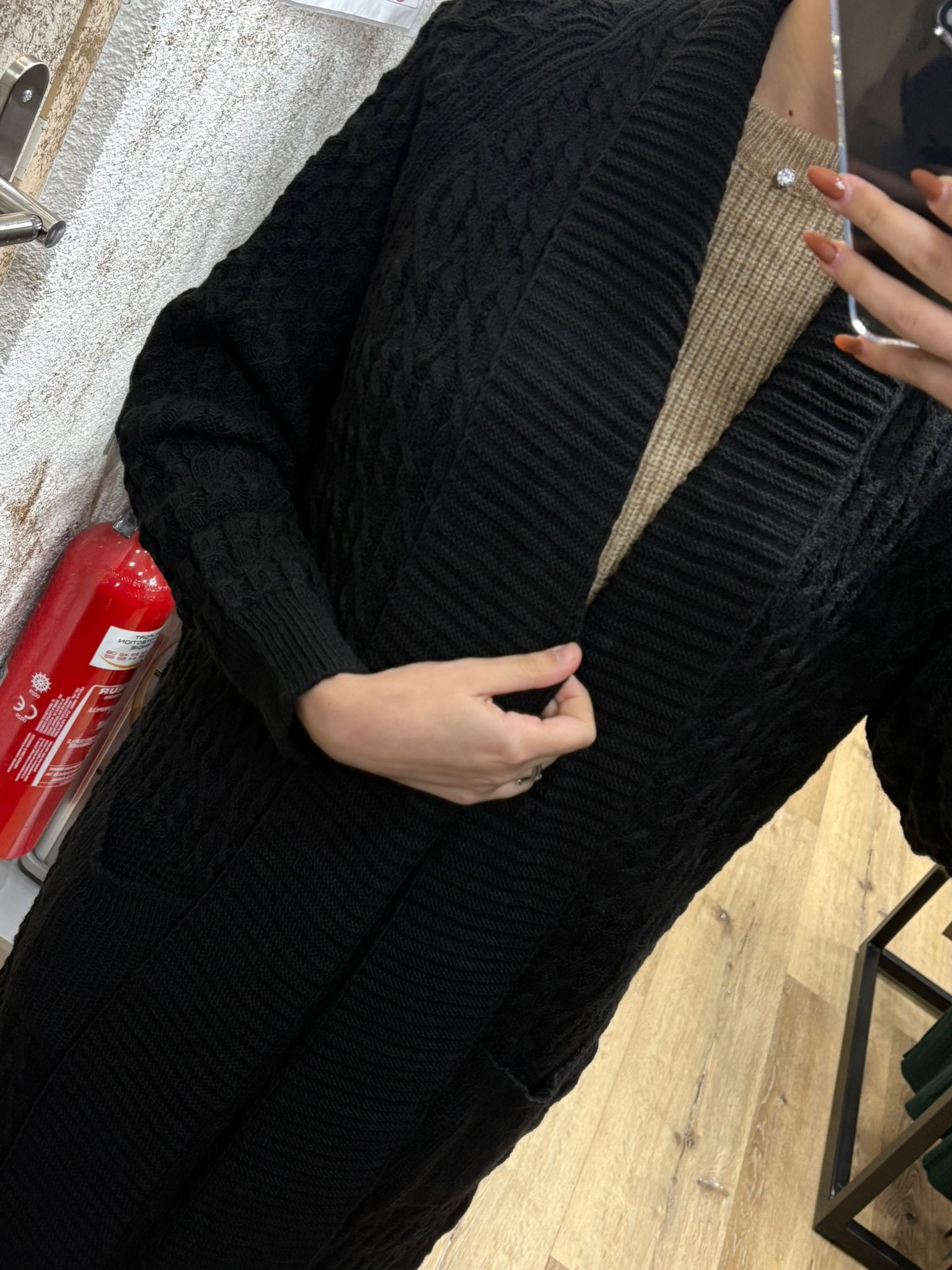 long gilet en maille Alhambra Couture