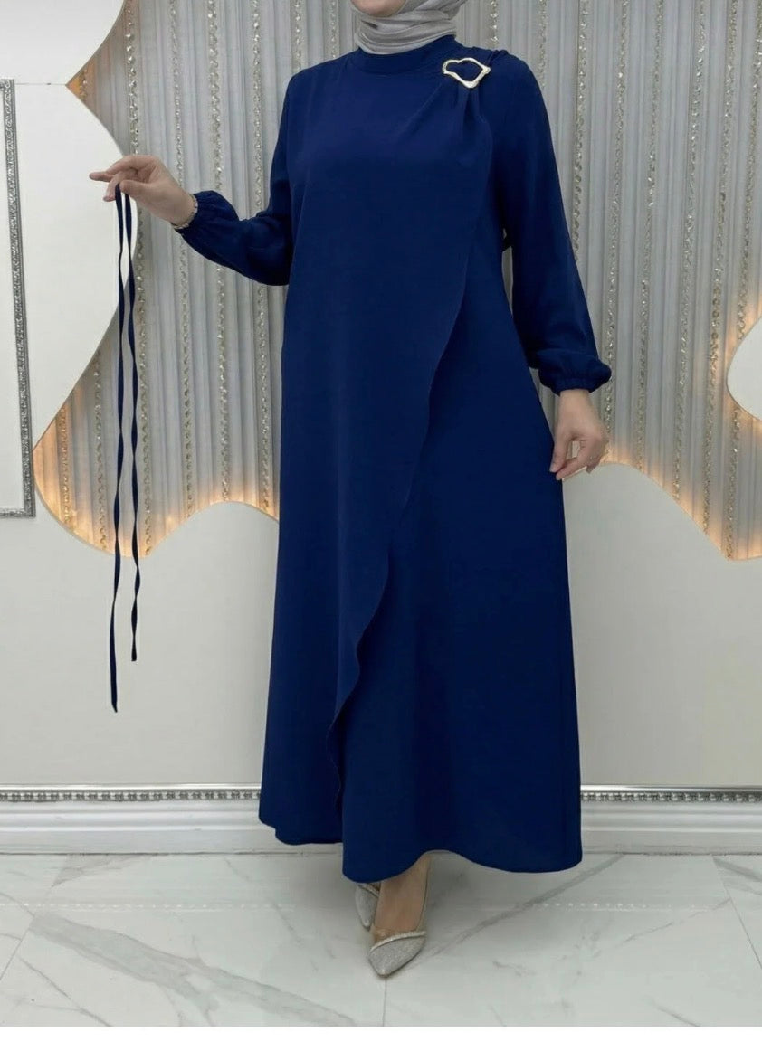 Robe à boucle dorée Alhambra Couture