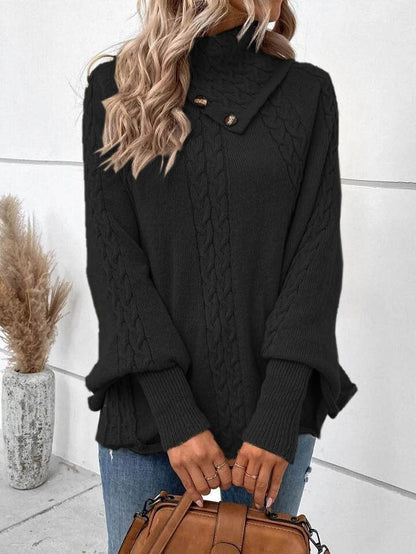 Poncho noir￼ Alhambra Couture