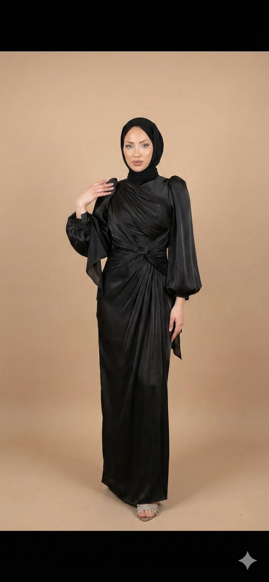 Robe  de soirée drapée Alhambra Couture