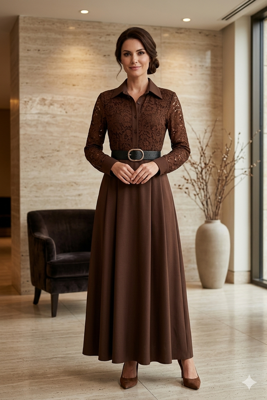 Robe dentelle élégante Alhambra Couture