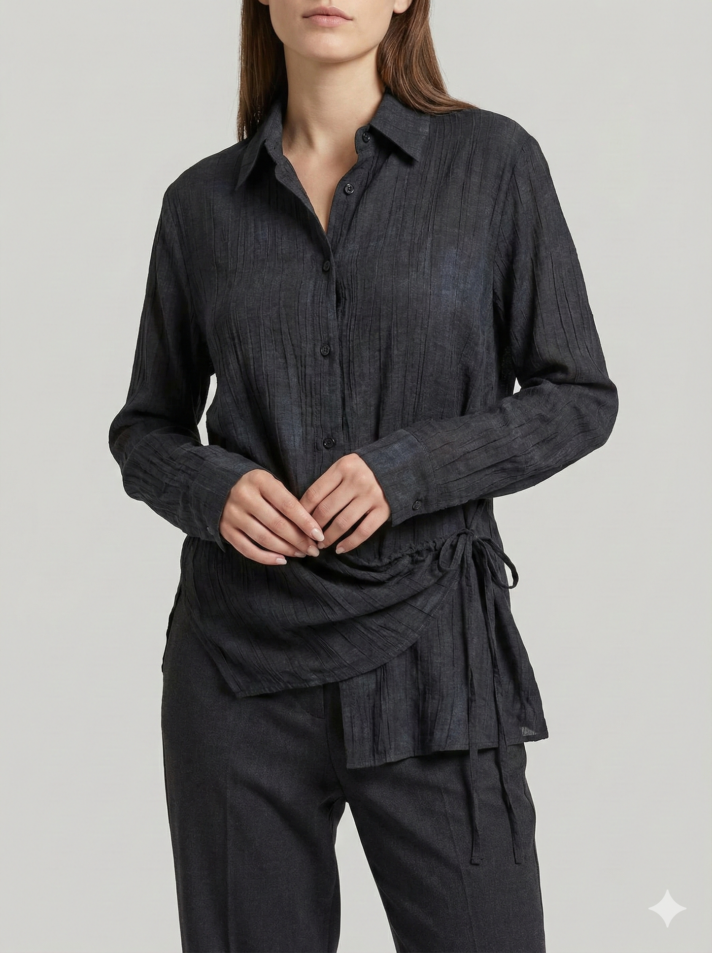 Chemise en coton à nouer Alhambra Couture