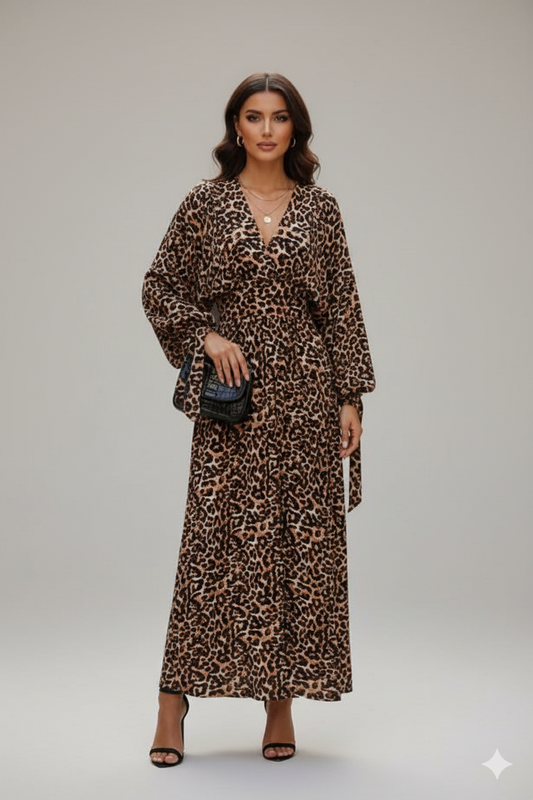 Robe léopard Alhambra Couture