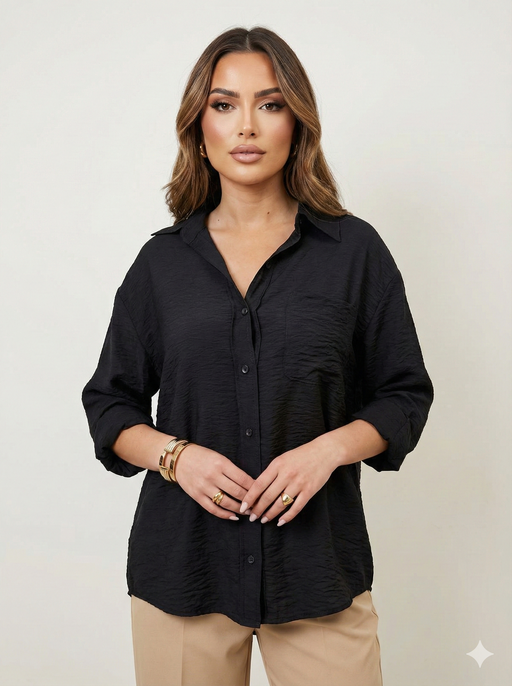 Chemise en Crêpe Alhambra Couture