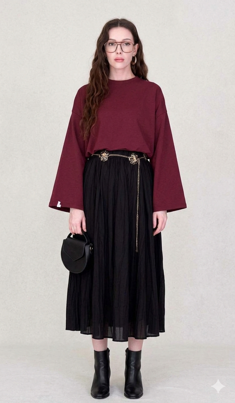 T-shirt a manche longue Alhambra Couture