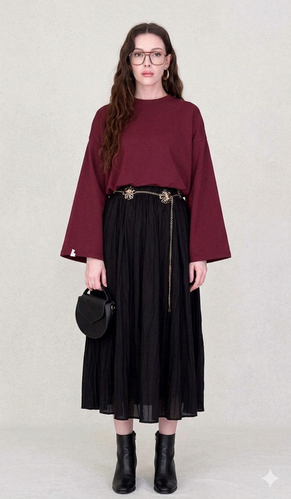 T-shirt a manche longue Alhambra Couture