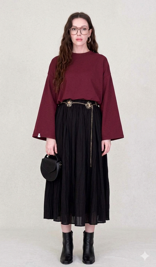 T-shirt a manche longue Alhambra Couture