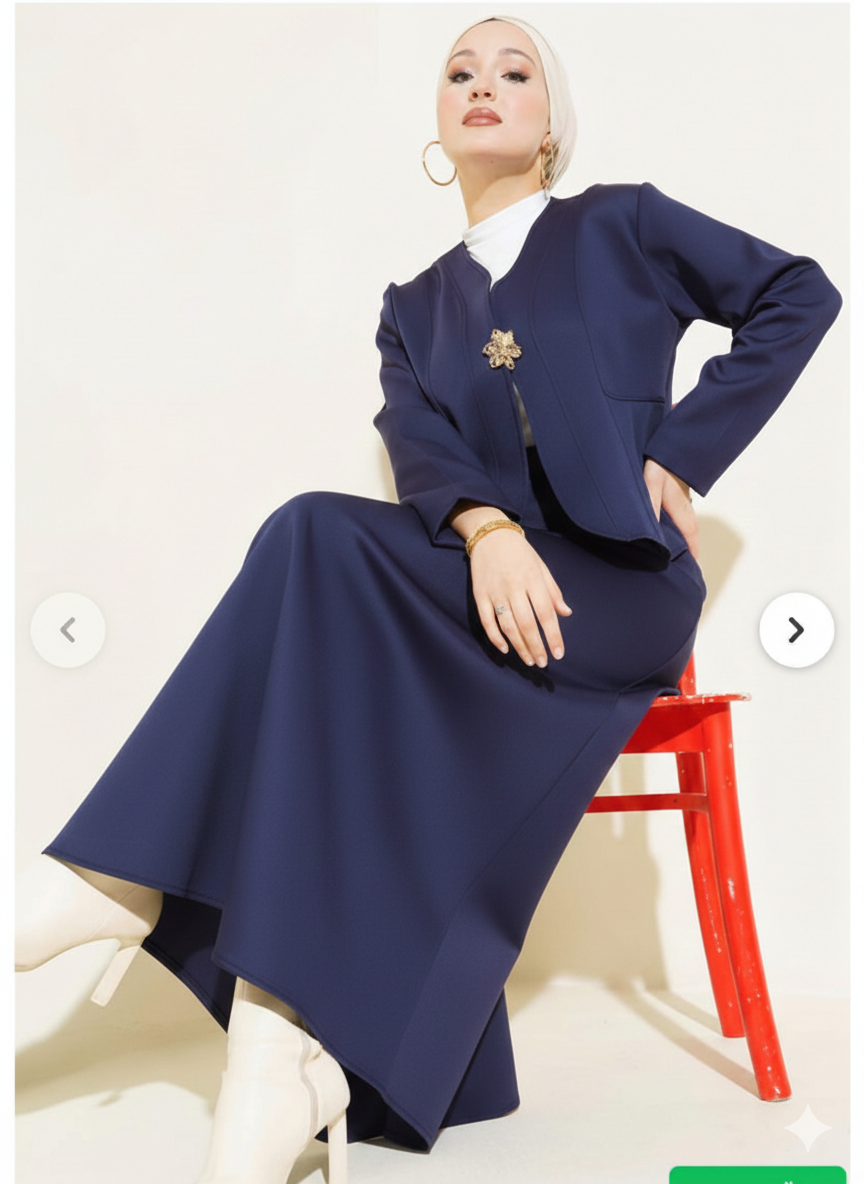 Ensemble tailleur jupe et veste Alhambra Couture