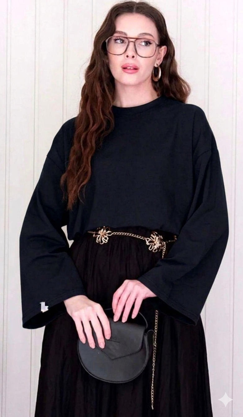 T-shirt a manche longue Alhambra Couture