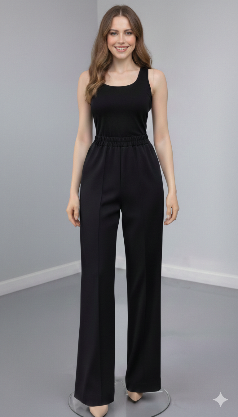 Pantalon fluide Alhambra Couture