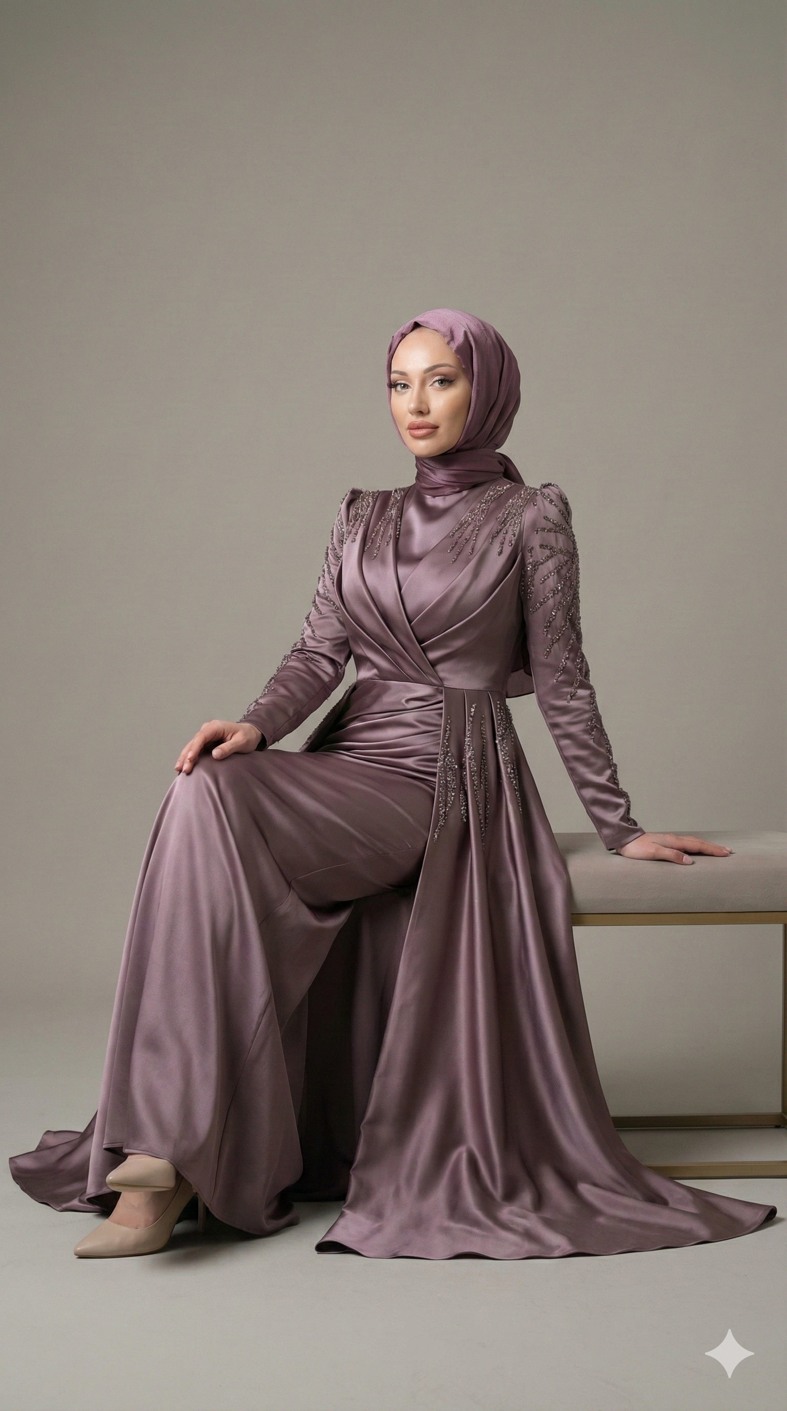 Robe de soirée à strass Alhambra Couture