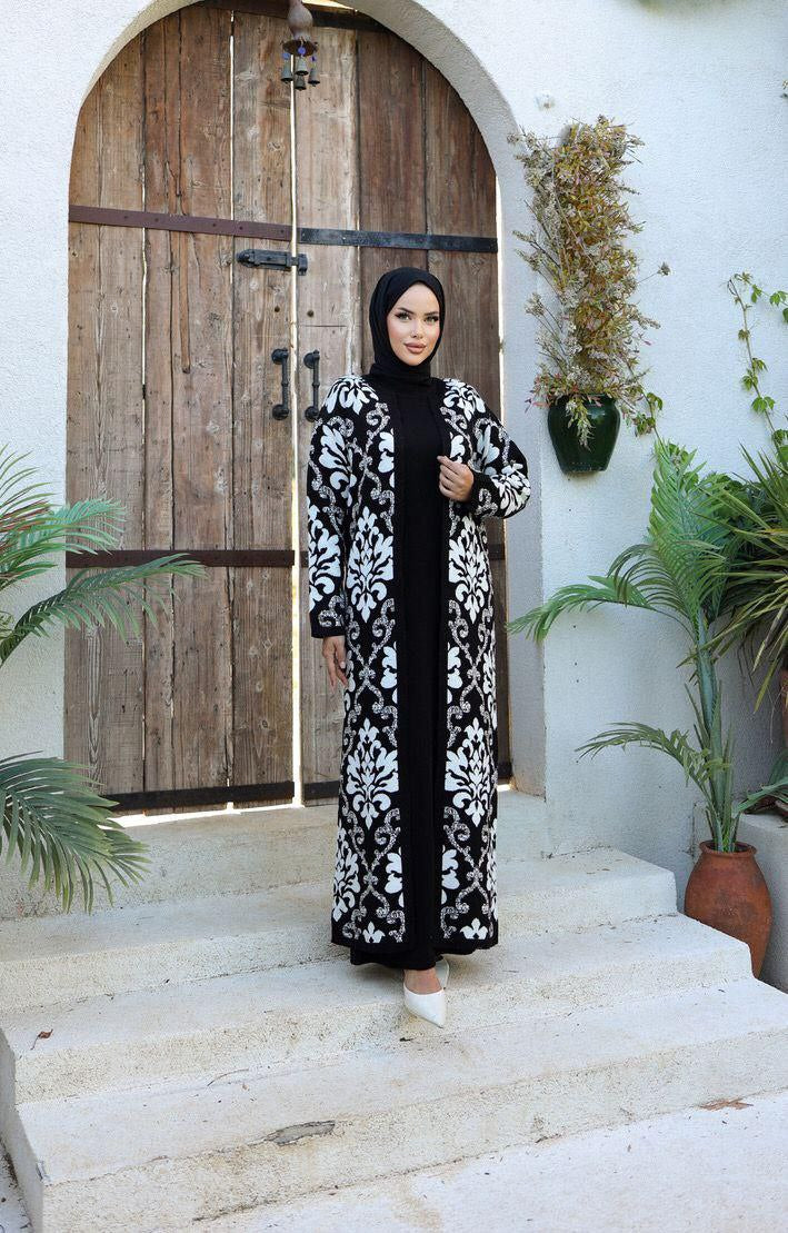 Robe avec Gilet long à motif géométrique Alhambra Couture