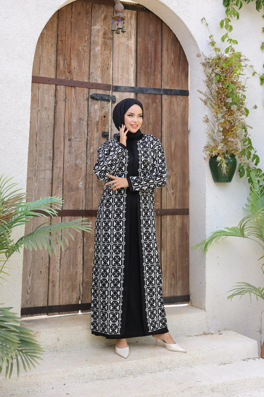 robe cardigan Alhambra Couture
