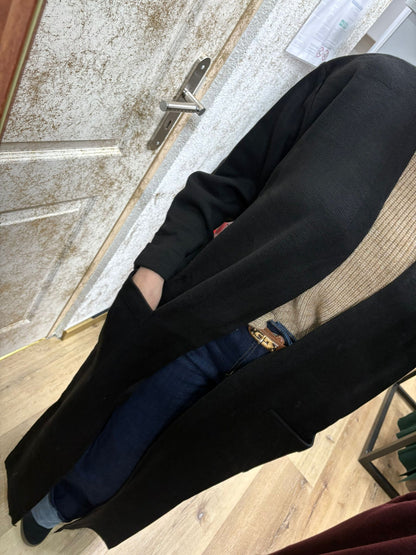 Long gilet noir Alhambra Couture